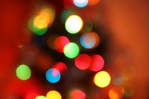 Anyone else like to blur their eyes when looking at the Christmas tree?