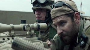 Bradley Cooper as Navy SEAL sniper Chris Kyle.